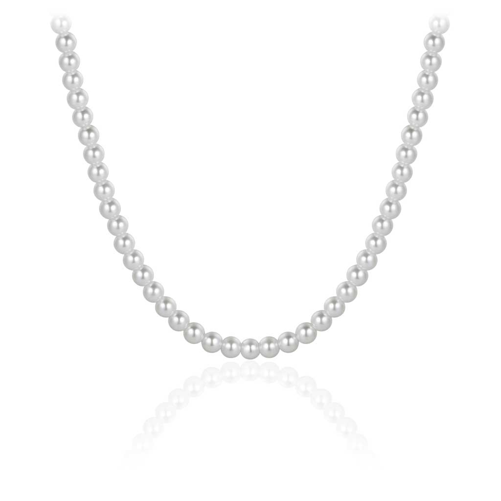 129204-2R47-145 | Damenkette Hameln 129204 | C010-47 925 Silber rhodiniert Perle Imitation  29,50 EUR   